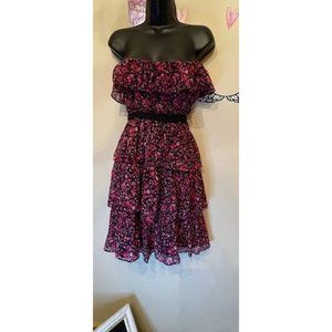 Women's White House Black Market Ruffle Dress